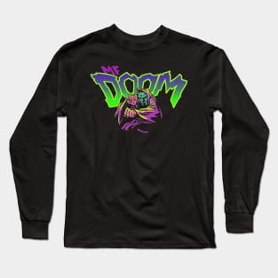 mf doom magenta green Long Sleeve T-Shirt